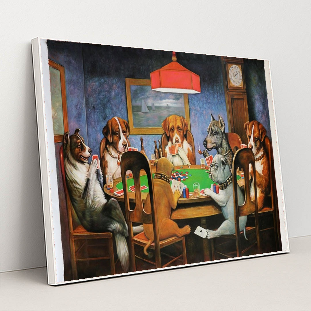 A friend in need by C.M. Coolidge - White Frame Stretchiez