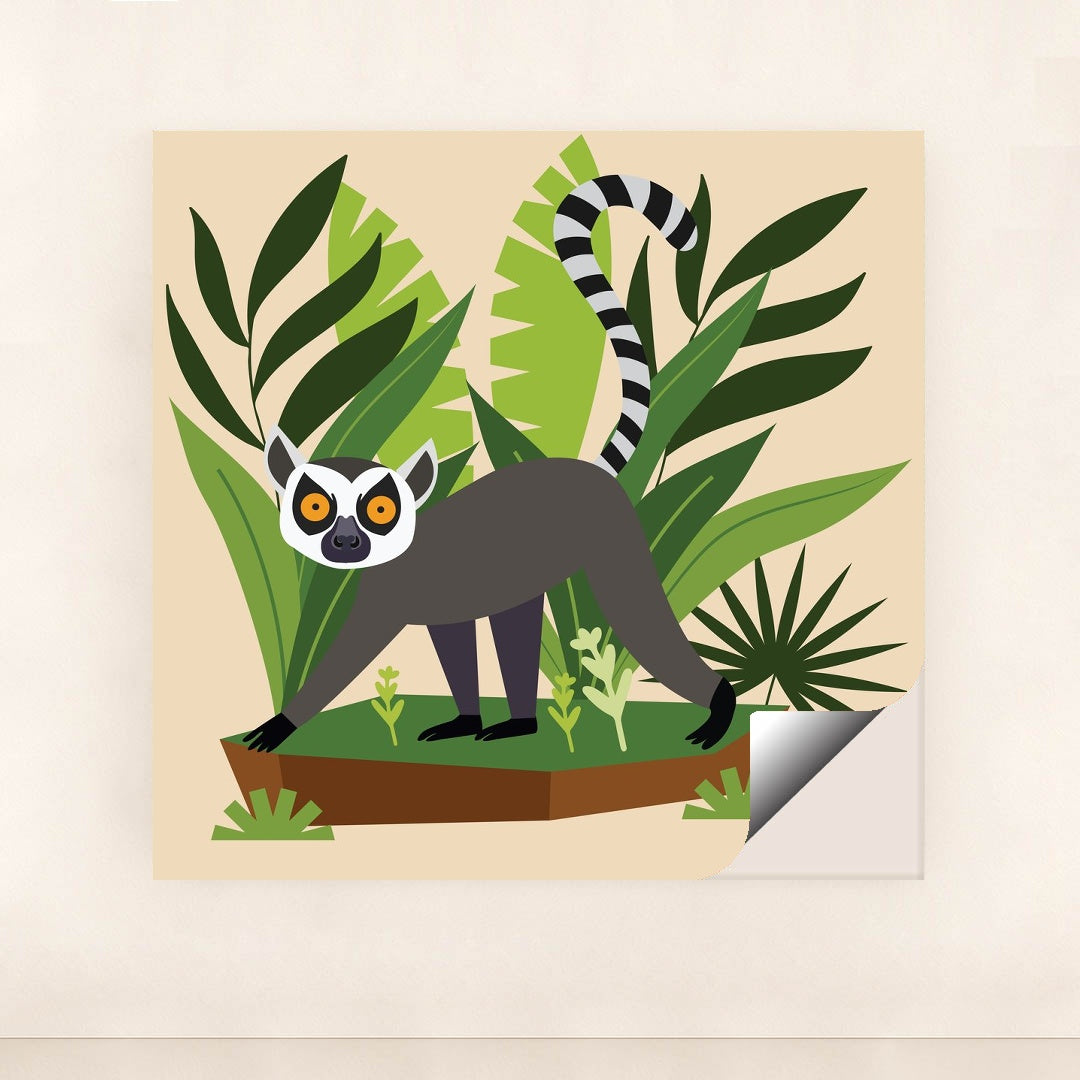 Lemur in the Jungle by Swati B - Peeliez