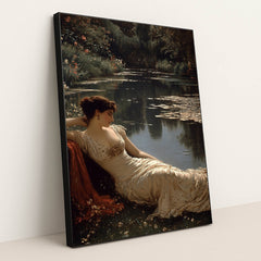 A Reverie by the Water by Seven Akins - Black Frame Stretchiez