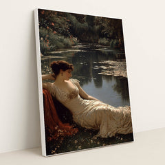 A Reverie by the Water by Seven Akins - White Frame Stretchiez