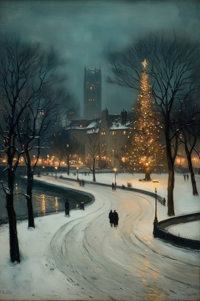 A Walk on Christmas Eve by James Green
