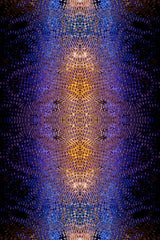 Merlin Lightpainting - A dynamic and colorful digital artwork featuring glowing geometric shapes and textures.