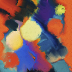 Color Burst With Bold Strokes by Steve Johnson