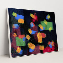 Expressionism With Textured Brushstrokes by Steve Johnson - White Frame Stretchiez