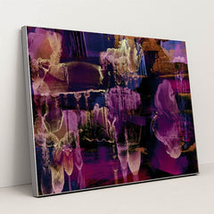 Expressionist Landscape by Steve Johnson - Silver Frame Stretchiez