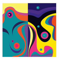 Stock Photos - Colorful geometric and curve background pattern Vector Image