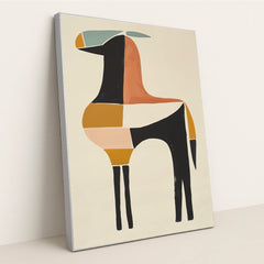 Horse Made of Quiet Seasons by Wall Gusto™ - Silver Frame Stretchiez
