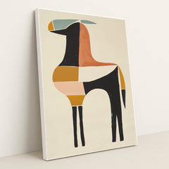 Horse Made of Quiet Seasons by Wall Gusto™ - White Frame Stretchiez