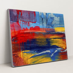 Landscape With Bold Colors by Steve Johnson - Silver Frame Stretchiez