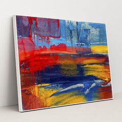 Landscape With Bold Colors by Steve Johnson - White Frame Stretchiez