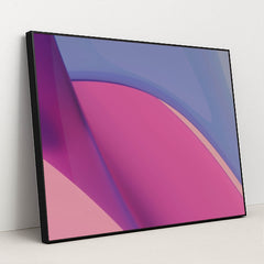 Pink and Purple by Steve Johnson - Black Frame Stretchiez