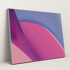 Pink and Purple by Steve Johnson - Silver Frame Stretchiez