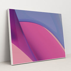 Pink and Purple by Steve Johnson - White Frame Stretchiez