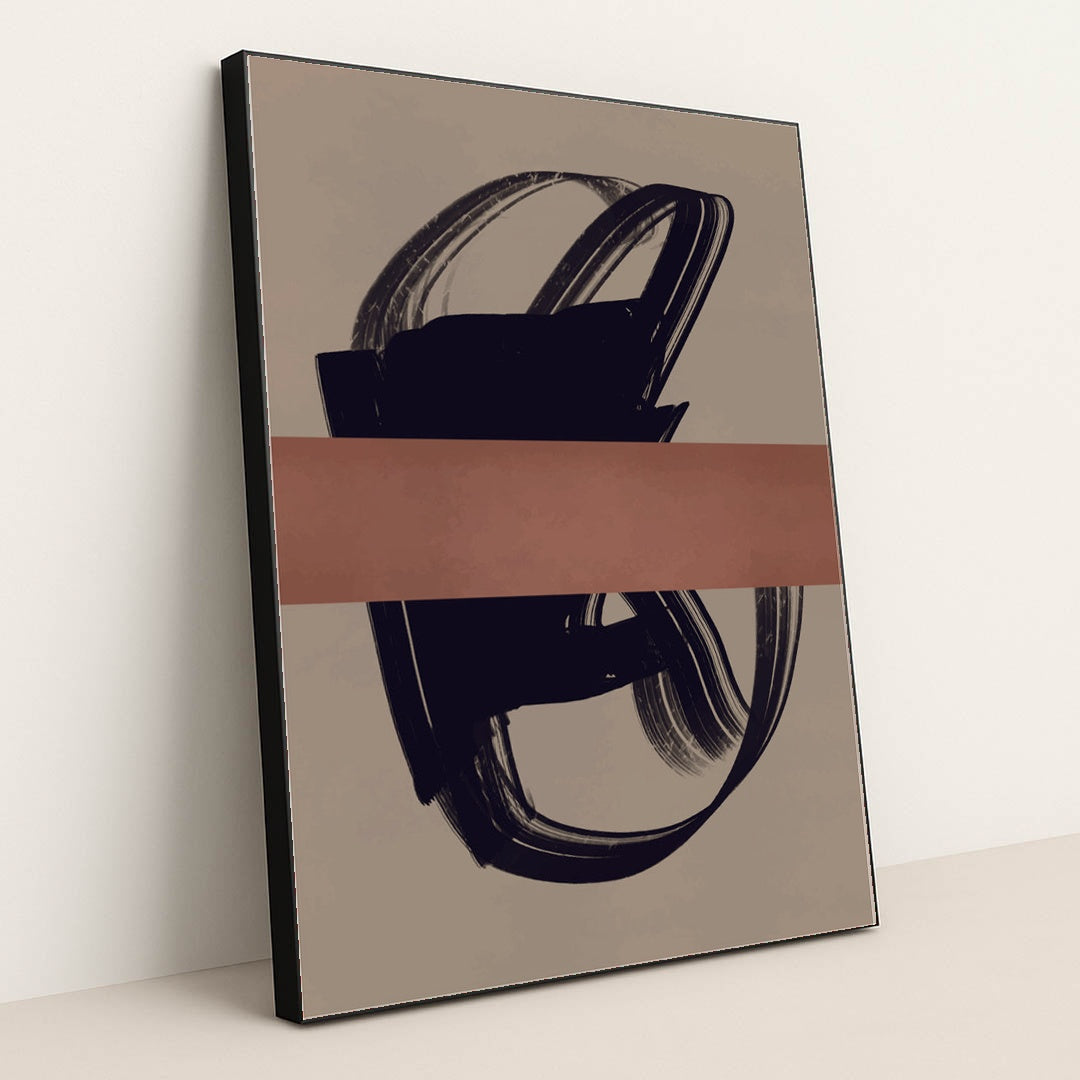 Bohemian Chaos: Shapes for Contemporary Interiors by Anonymous - Black Frame Stretchiez