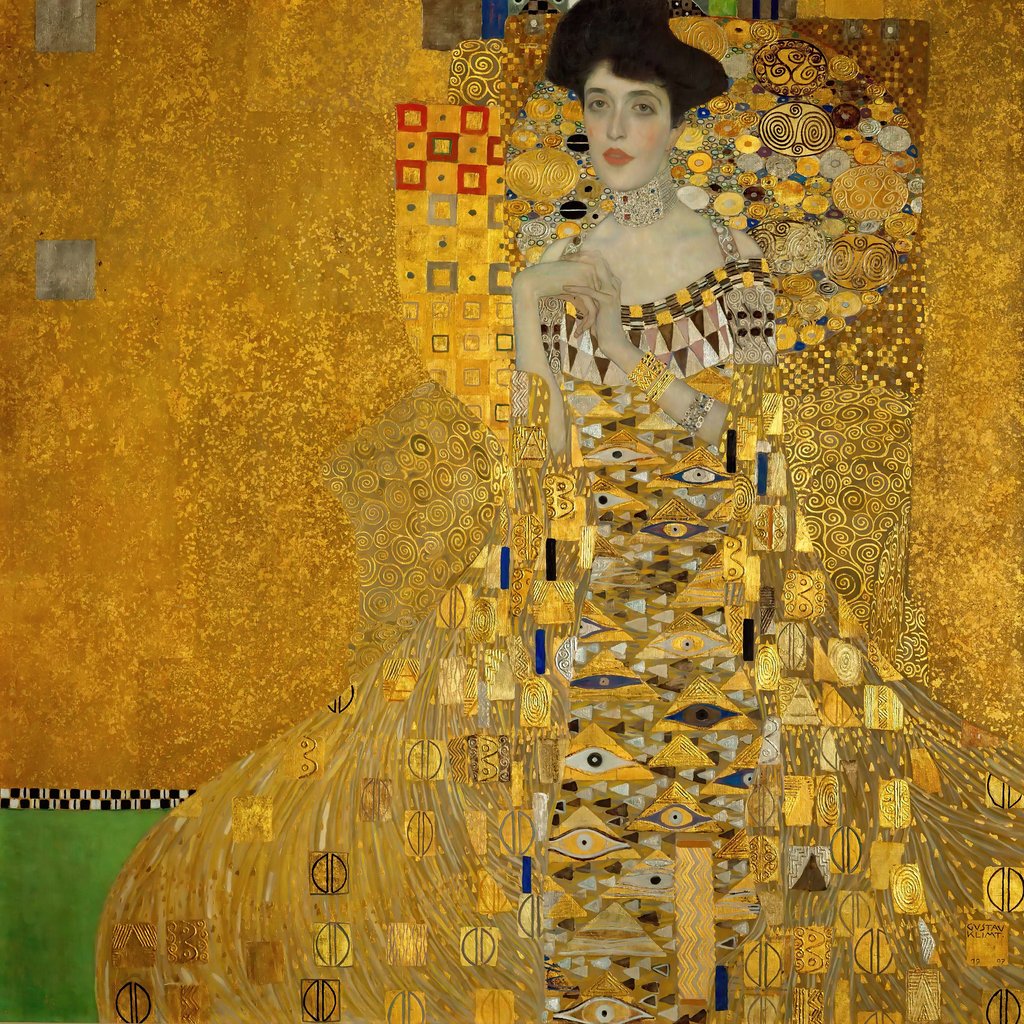 Portrait of Adele Bloch-Bauer I (1907) by Gustav Klimt