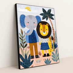 Best Friends Under a Tiny Sun by Melissa King - Black Frame Stretchiez