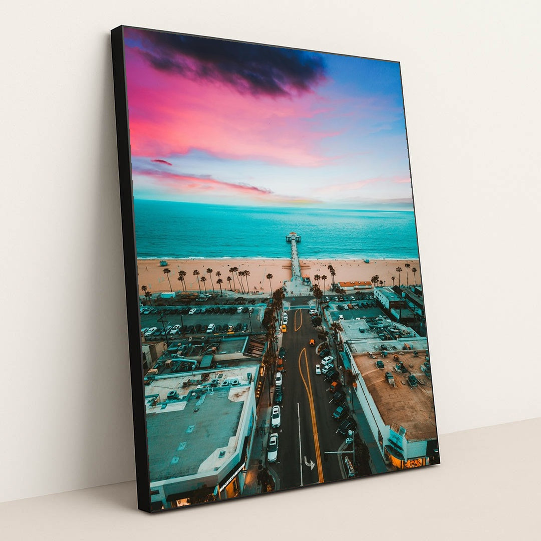 Crimson California by Gerson Repreza - Black Frame Stretchiez