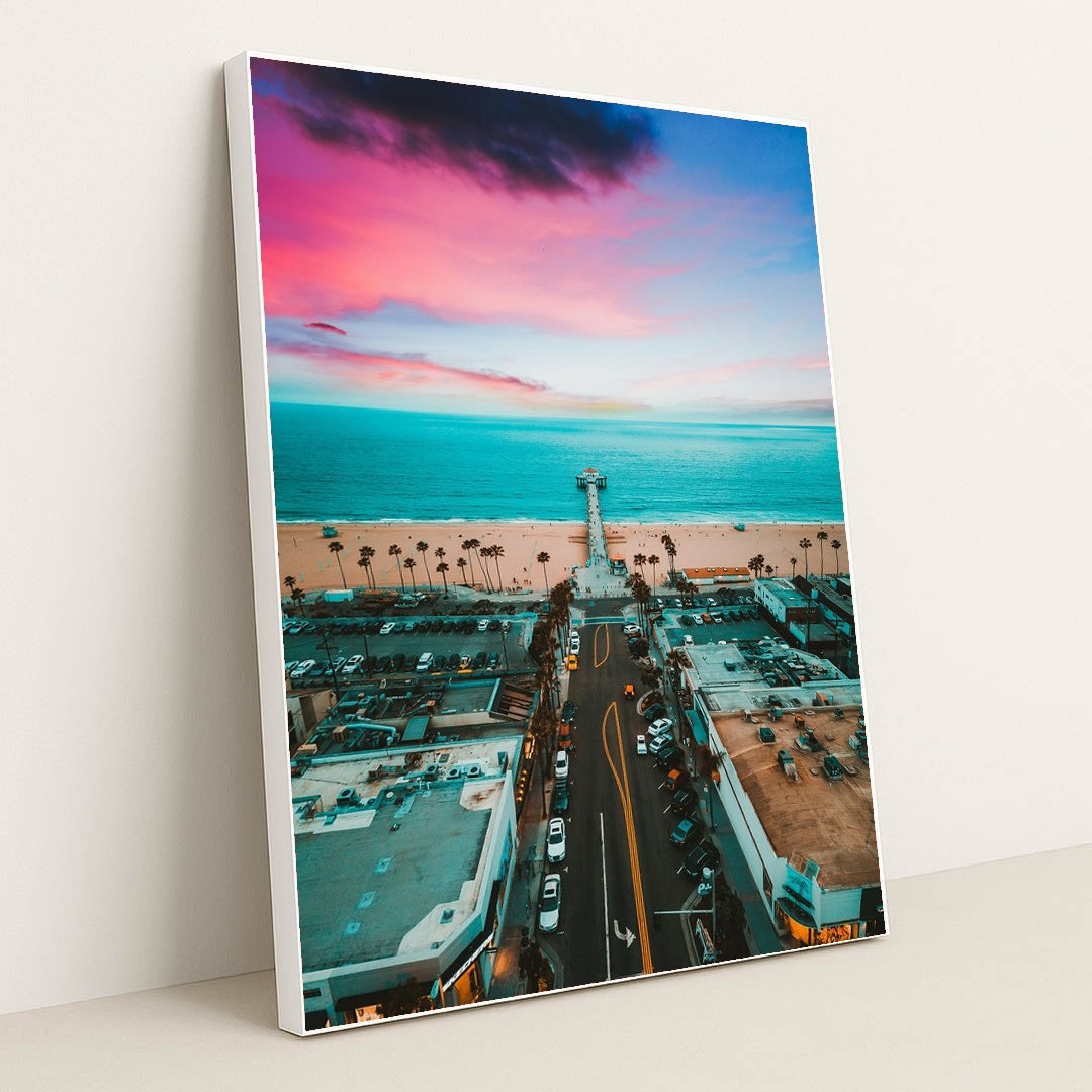 Crimson California by Gerson Repreza - White Frame Stretchiez