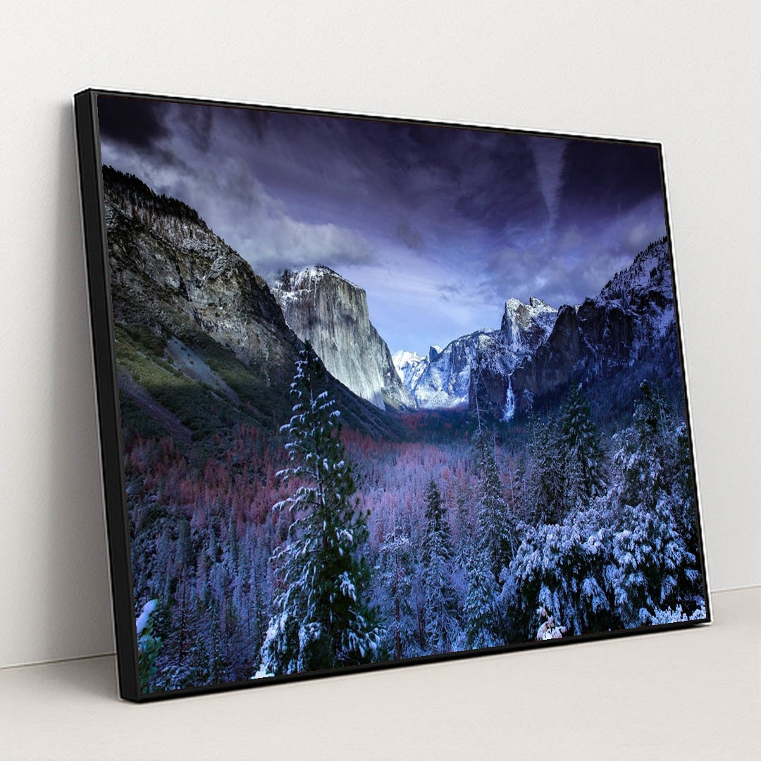 After the First Snowfall by jms - Black Frame Stretchiez