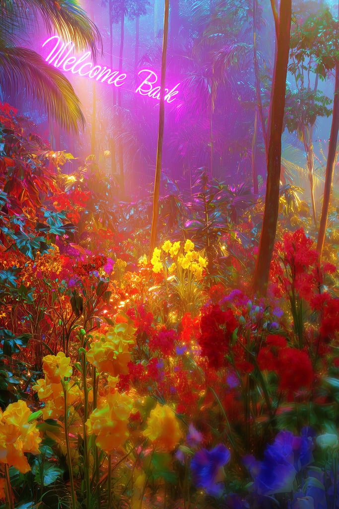 Afterglow Garden by Calvin Grant