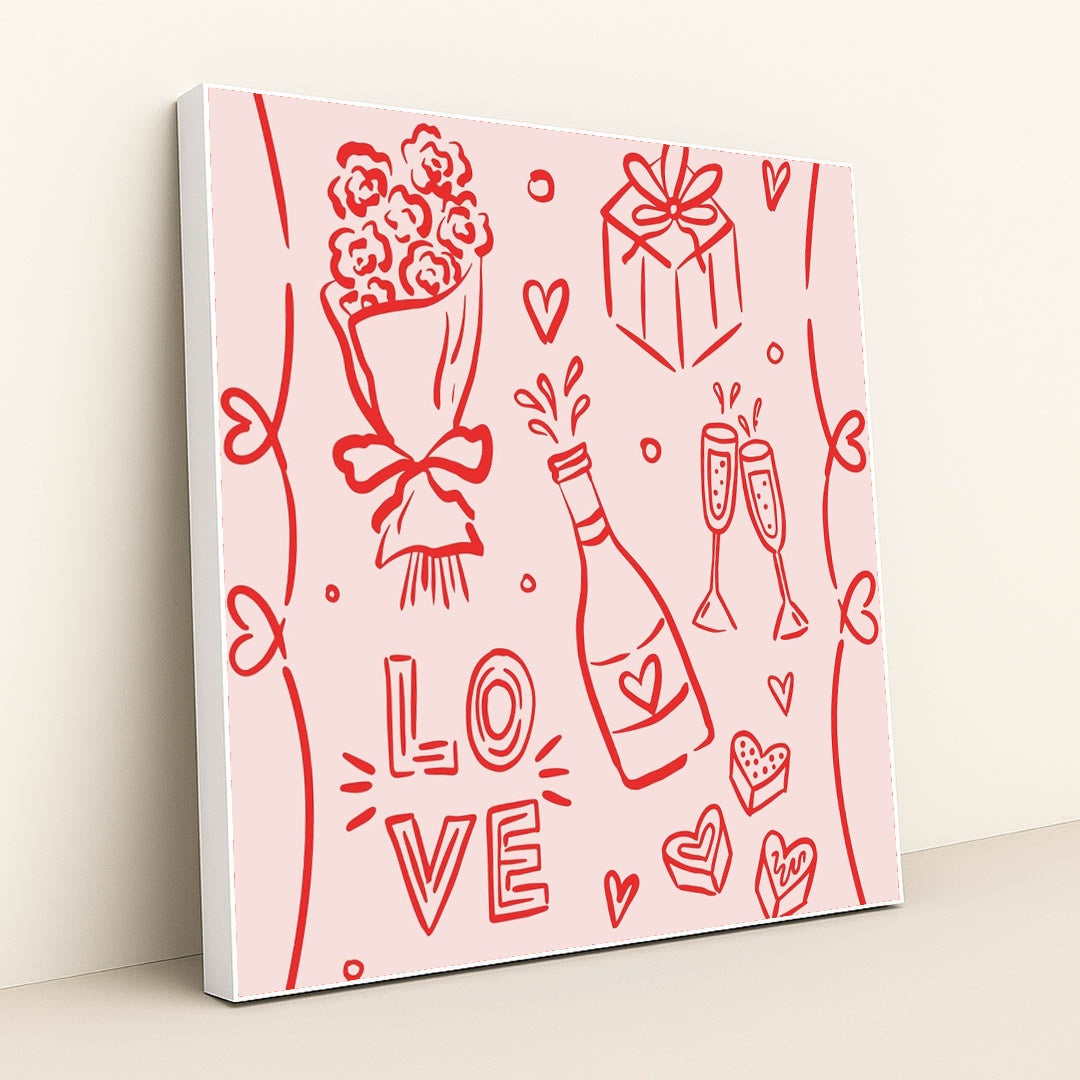 All the Little Ways We Love by Alona Savchuk - White Frame Stretchiez