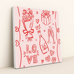 All the Little Ways We Love by Alona Savchuk - White Frame Stretchiez