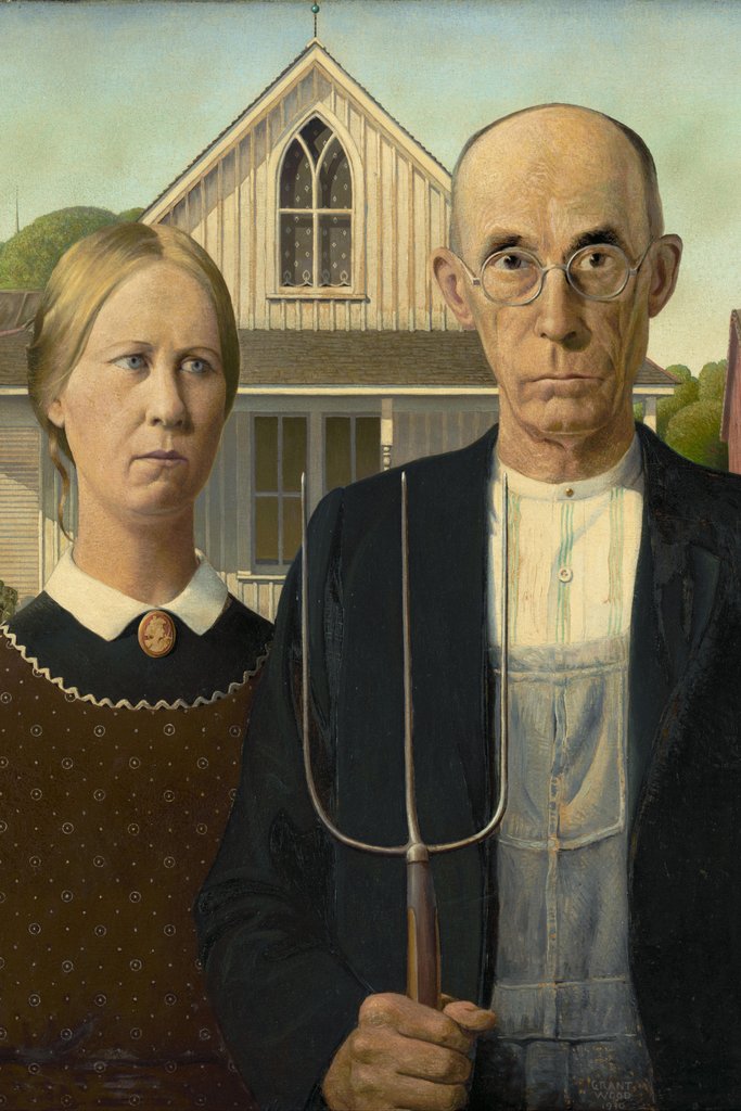 American Gothic by Grant Wood