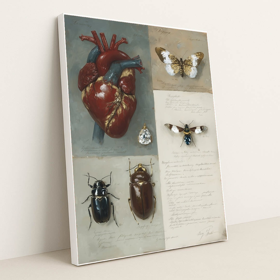 Anatomy of Emotion by Seven Akins - White Frame Stretchiez
