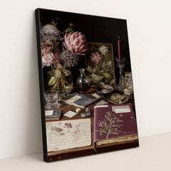 Annotations of Petals by Seven Akins - Black Frame Stretchiez