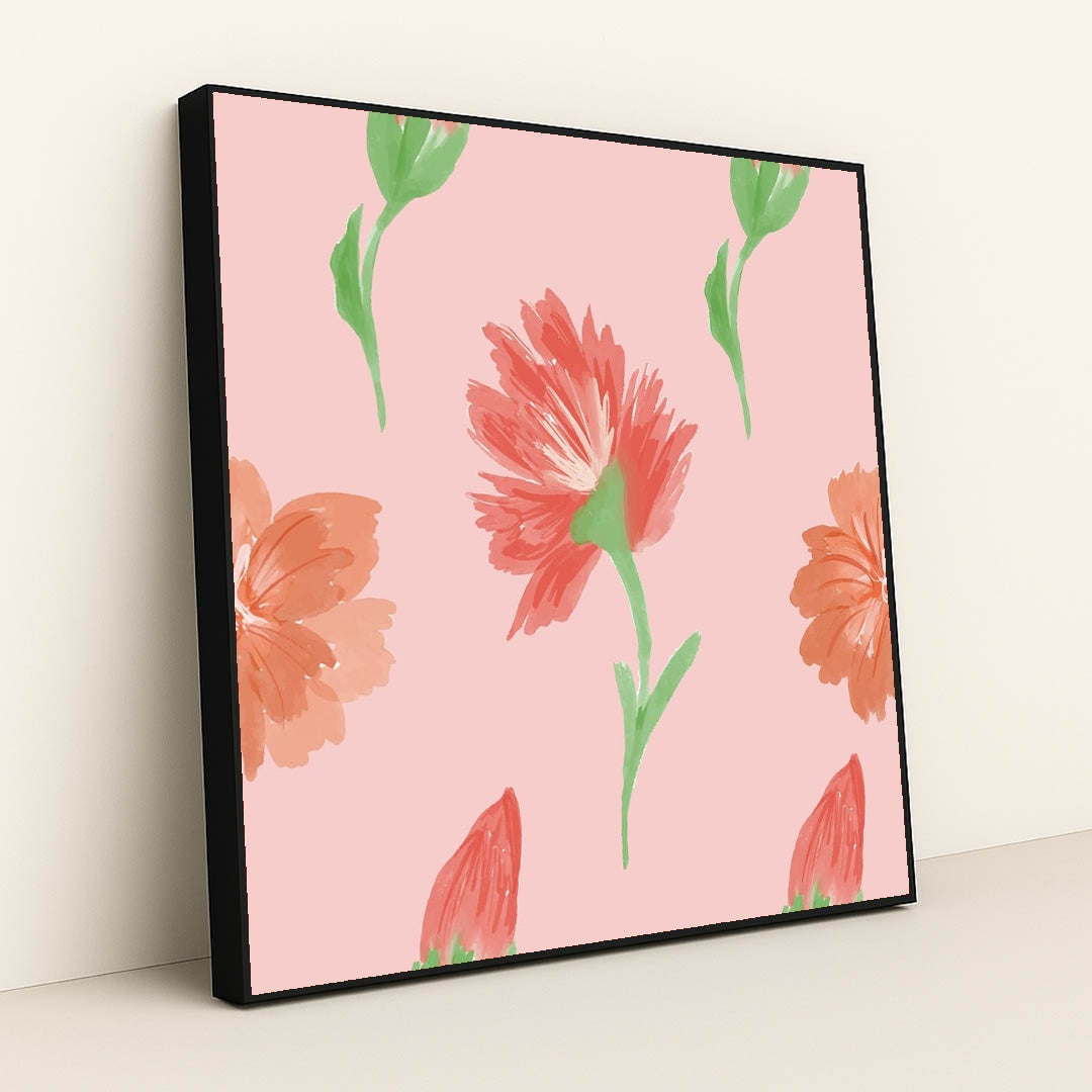 Apricot Haze by Hartono Creative Studio - Black Frame Stretchiez