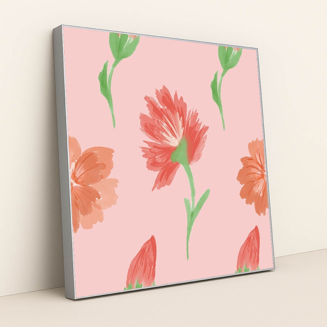 Apricot Haze by Hartono Creative Studio - Silver Frame Stretchiez