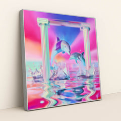 Aqua Oracle by Kai Satori - Silver Frame Stretchiez