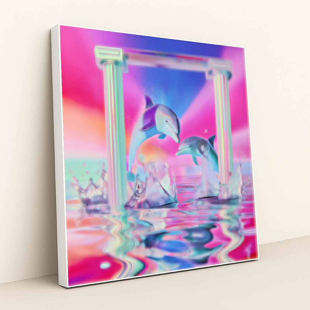 Aqua Oracle by Kai Satori - White Frame Stretchiez