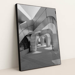 Architectural Passage Lines by Sajad Nori - Black Frame Stretchiez