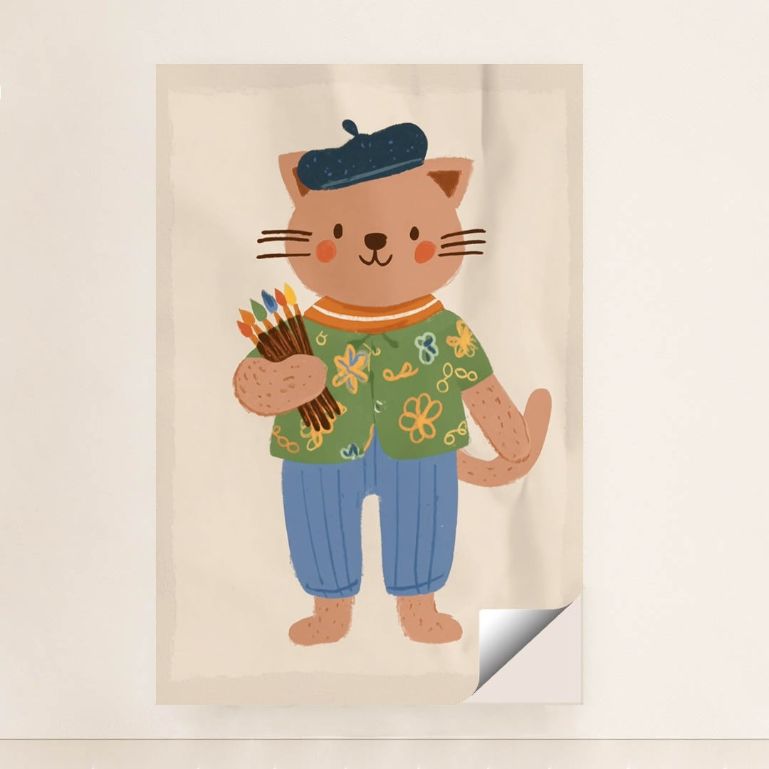 The Feline Fine Artist by Melissa King - Peeliez