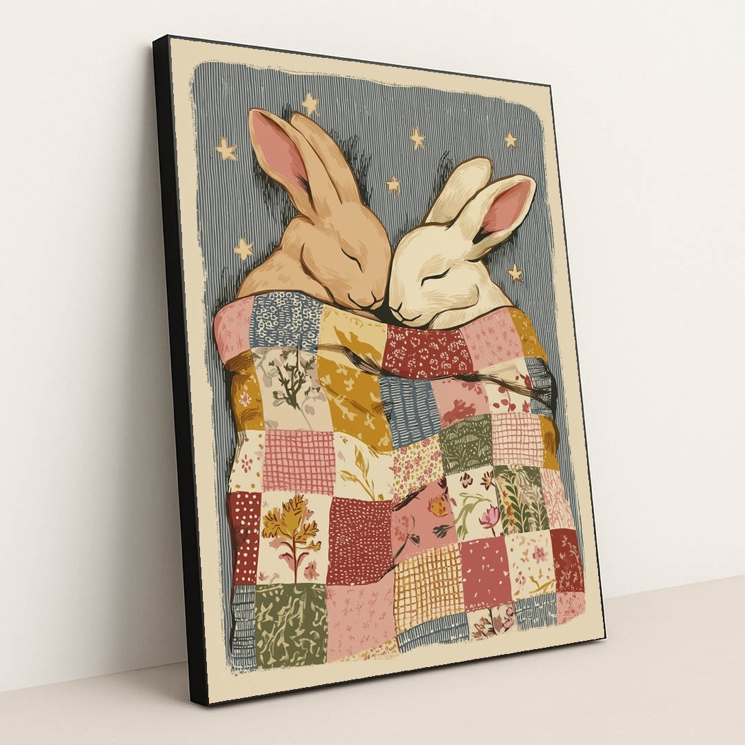 Asleep with the Stars by Anna Stone - Black Frame Stretchiez