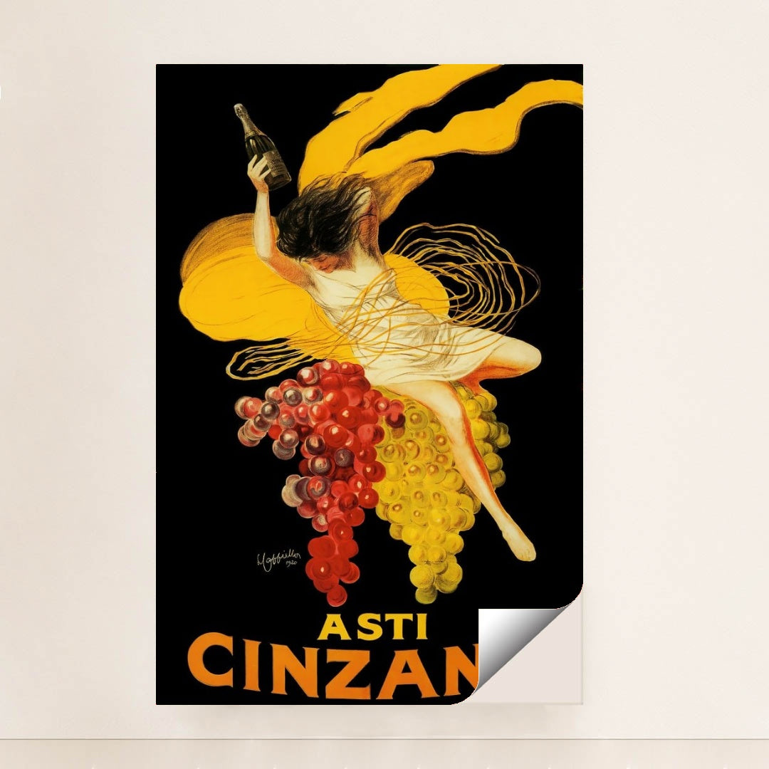 Asti Cinzano (1910) by Leonetto Cappiello - Peeliez
