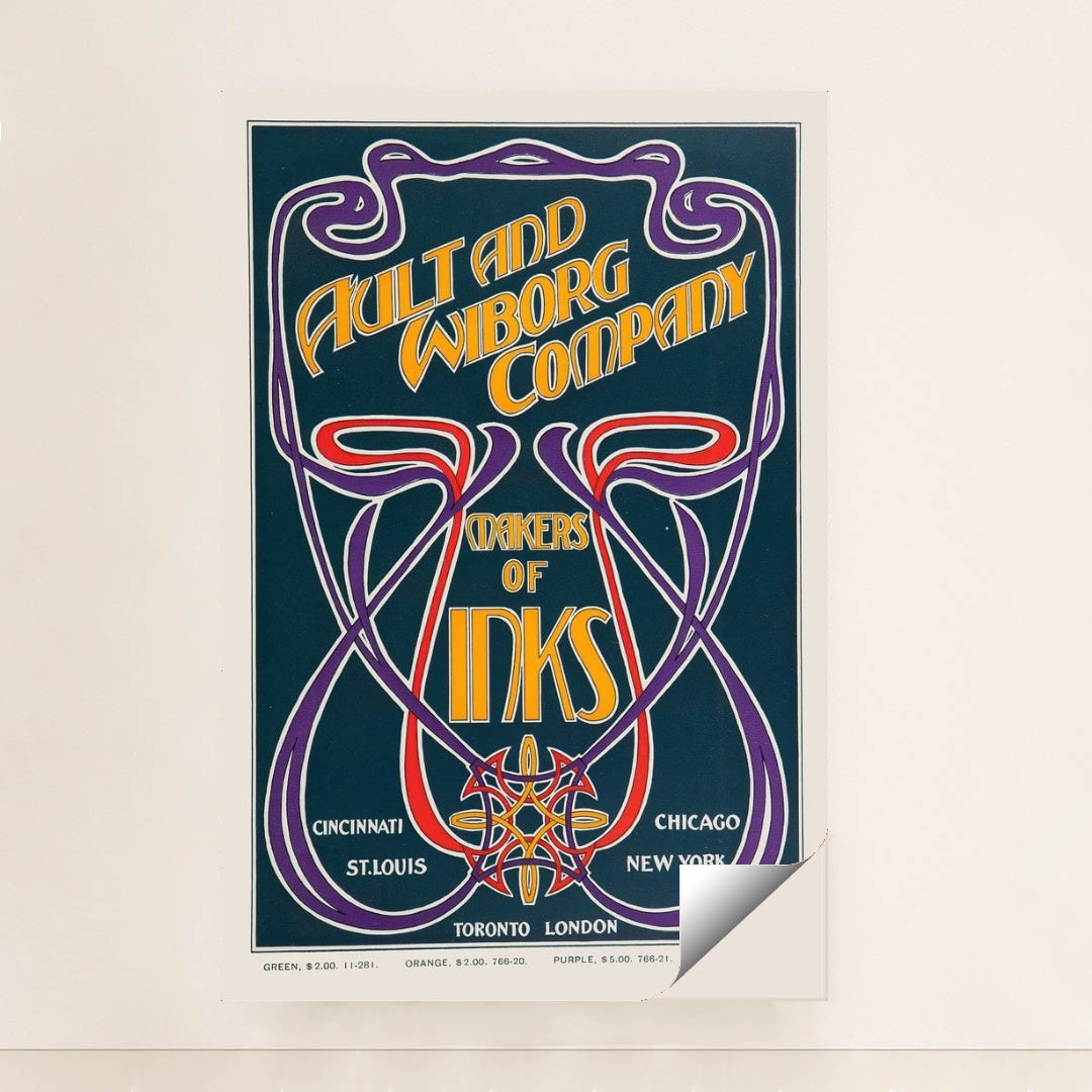Ault and Wiborg, Ad. 109 (1890-1913) by Anonymous - Peeliez