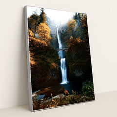 Autumn at Multnomah by Nick Chung - Silver Frame Stretchiez