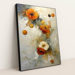 Autumn Blooms by Tara Phillips - Black Frame Stretchiez