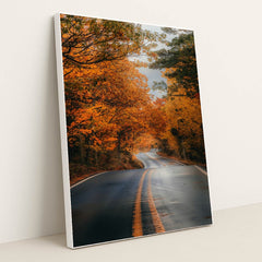 Autumn Voyage by Hans - White Frame Stretchiez