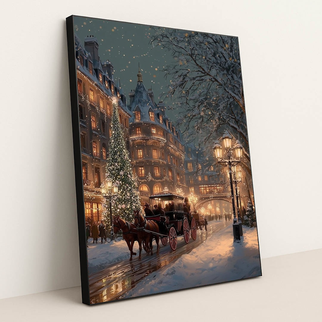 Avenue of Golden Light by James Green - Black Frame Stretchiez