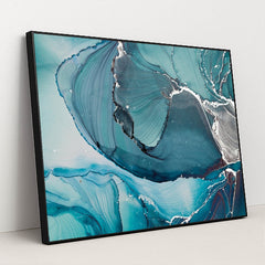 Azure Agate by Anonymous - Black Frame Stretchiez