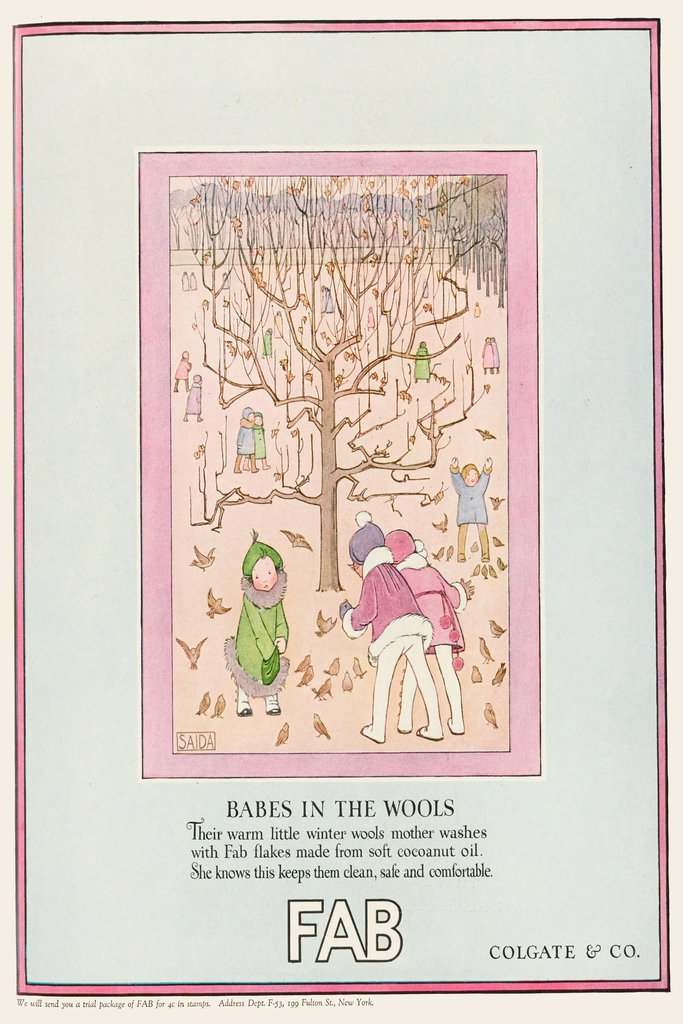 Fab, Babes in the wools (1923) by Henriëtte Willebeek le Mair