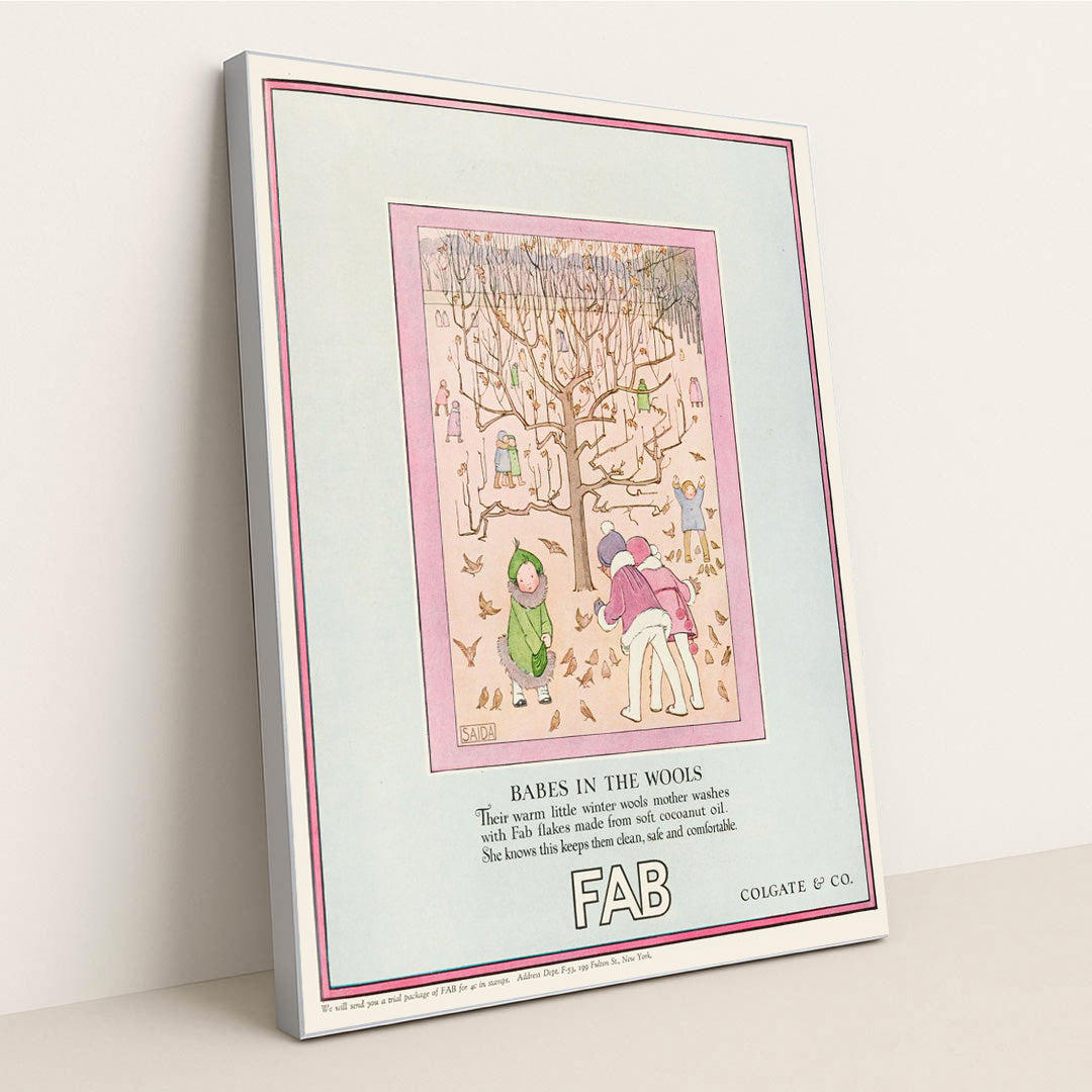 Fab, Babes in the wools (1923) by Henriëtte Willebeek le Mair - Silver Frame Stretchiez