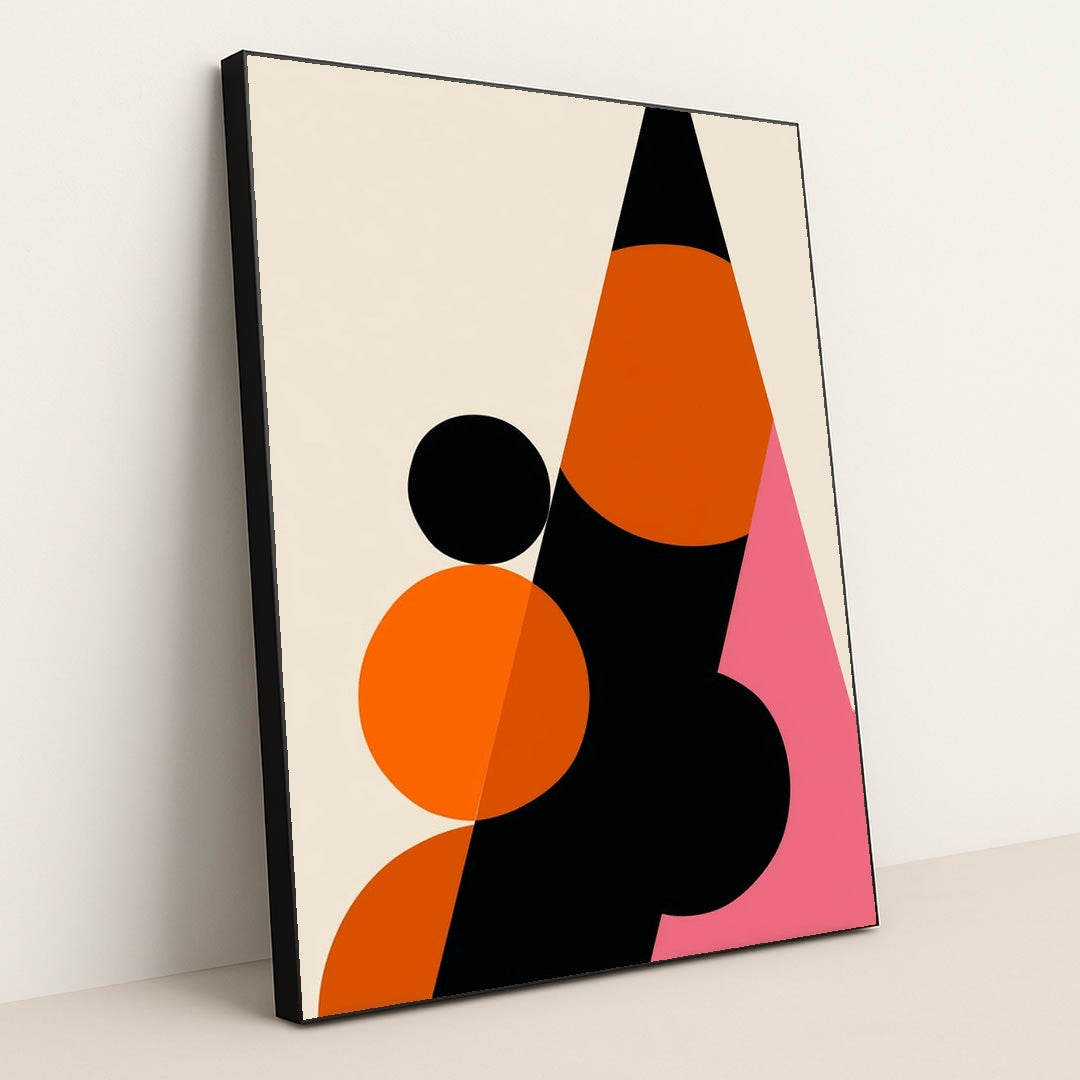 Balance Study by Wall Gusto™ - Black Frame Stretchiez