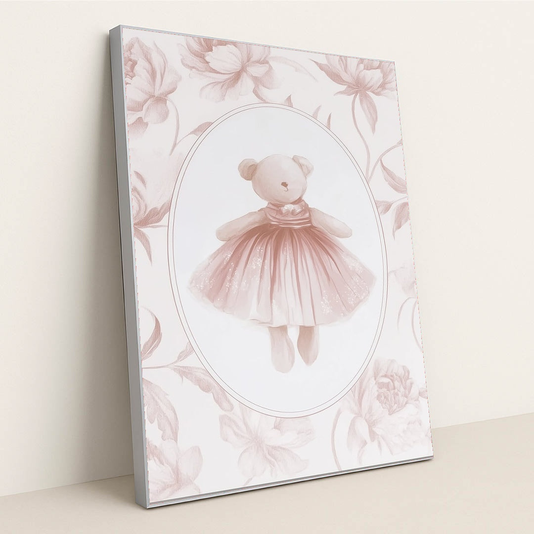 Ballerina Bear by Melissa King - Silver Frame Stretchiez