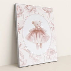 Ballerina Bear by Melissa King - Silver Frame Stretchiez