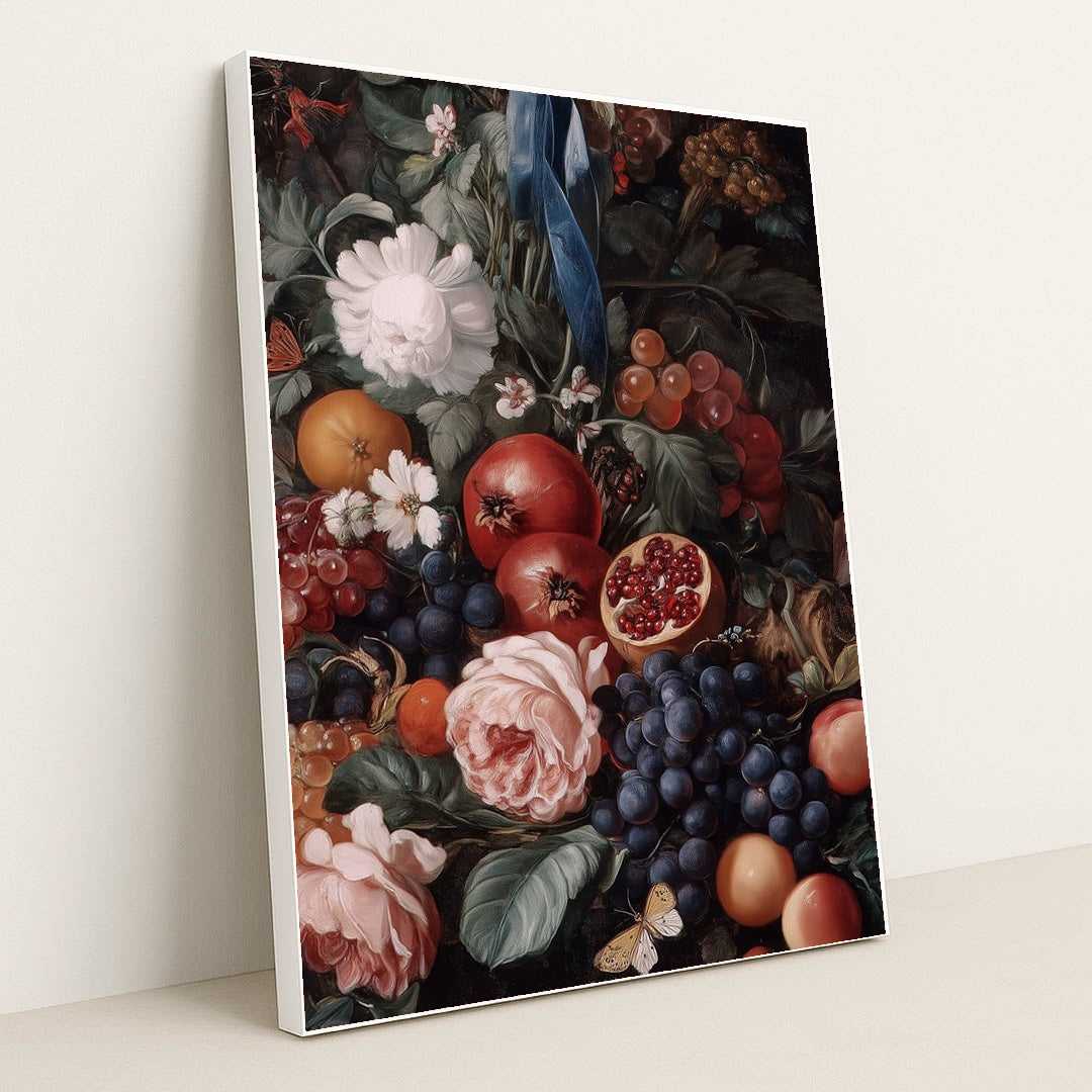 Baroque Abundance by Seven Akins - White Frame Stretchiez