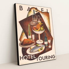 Basel, Hotel Touring (1936) by Werner Koch - Black Frame Stretchiez